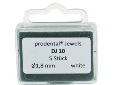 Gioiello dentale diamante bianco 1,8 5 pz.